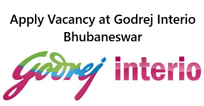 Vacancy at Godrej Interio Bhubaneswar