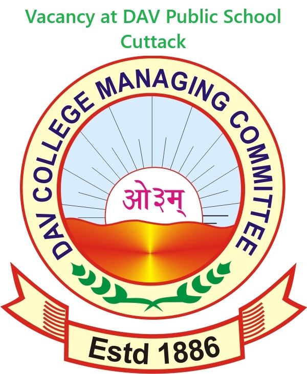 Vacancy at DAV Public School Cuttack