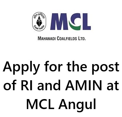 MCL Recruitment 2025 Odisha