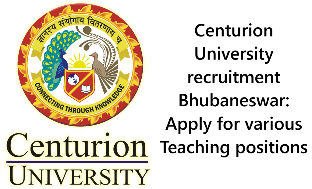 Centurion University recruitment