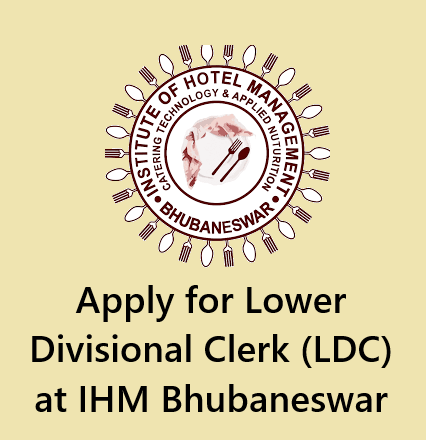 IHM Bhubaneswar Recruitment