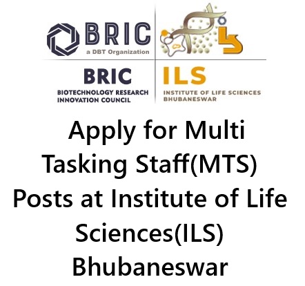 Institute of Life Sciences Bhubaneswar Vacancy