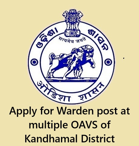 Warden vacancy at OAVS Kandhamal