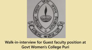 Puri job vacancy