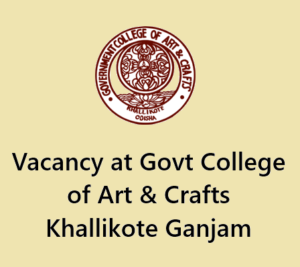 Guest faculty recruitment in Odisha