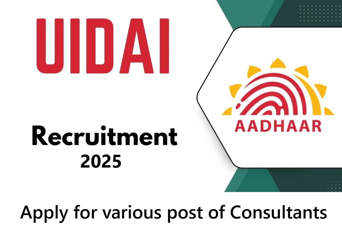 UIDAI job vacancy 2025