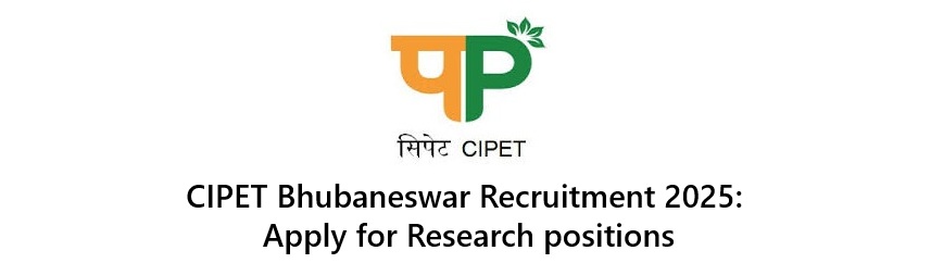 CIPET Bhubaneswar Recruitment