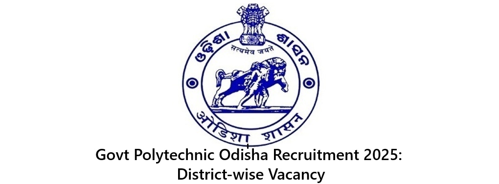 Govt Polytechnic Odisha Recruitment