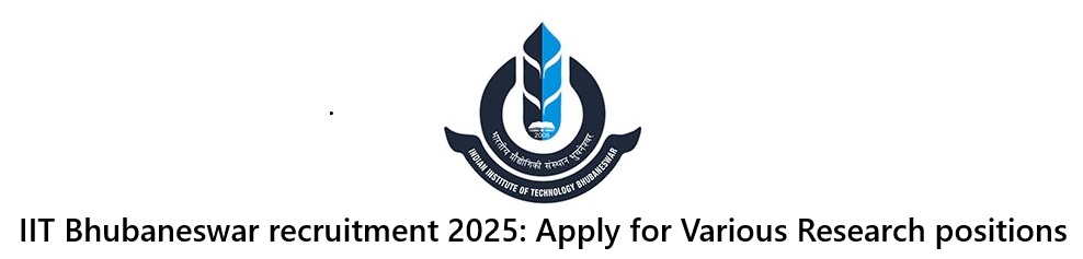 IIT Bhubaneswar recruitment
