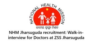 NHM Jharsuguda recruitment