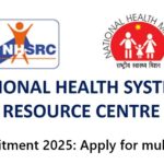 NHSRC Recruitment 2025