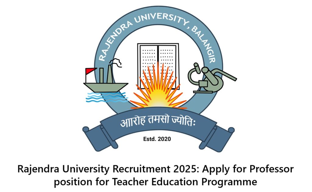 Rajendra University Recruitment