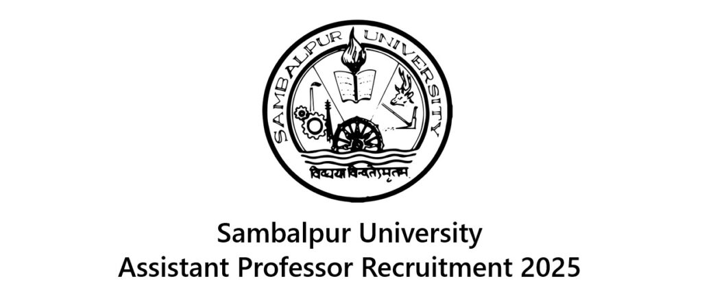 Sambalpur University Assistant Professor Recruitment