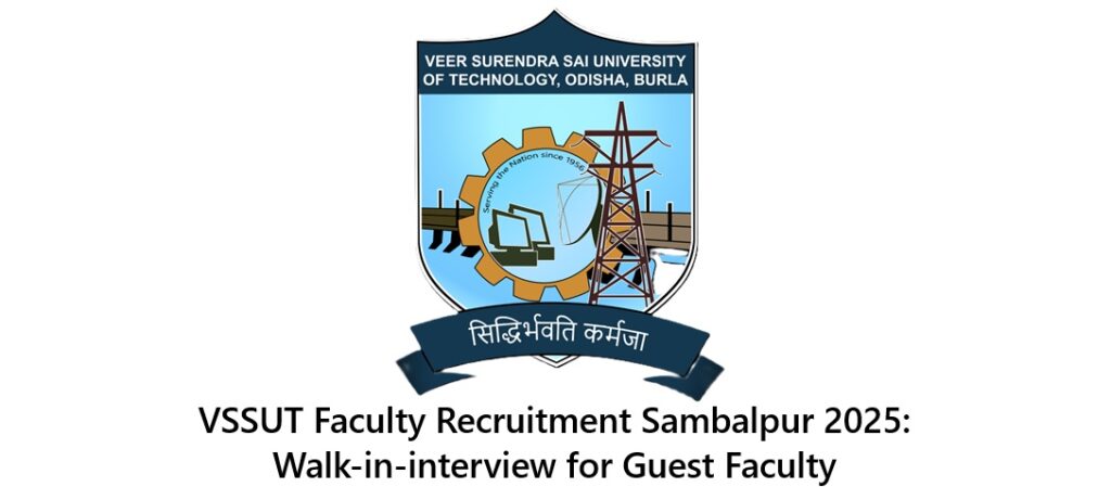 VSSUT Faculty Recruitment