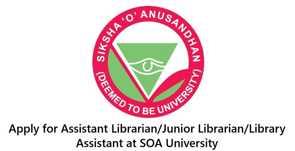 SOA University Recruitment