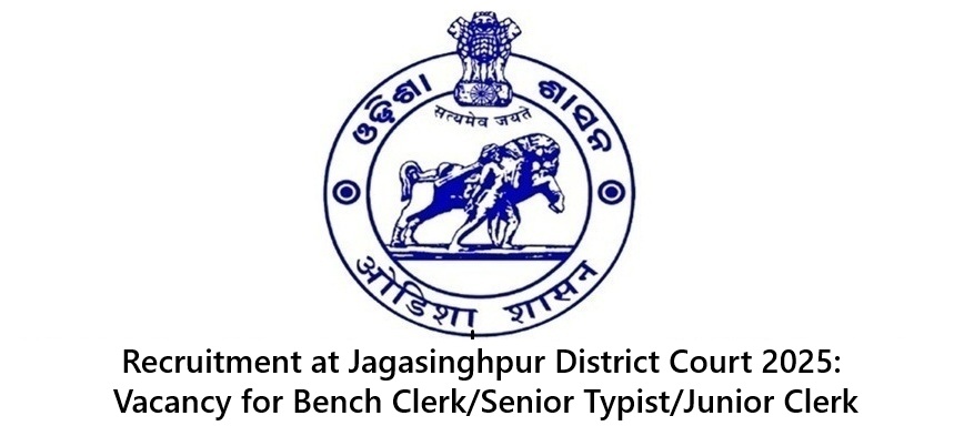 Recruitment at Jagasinghpur District Court