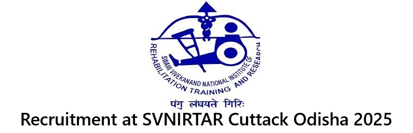 Recruitment at SVNIRTAR Cuttack Odisha