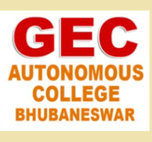 Recruitment at GEC Autonomous College Bhubaneswar