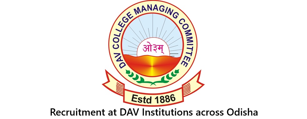 Recruitment at DAV Institutions Odisha 2026