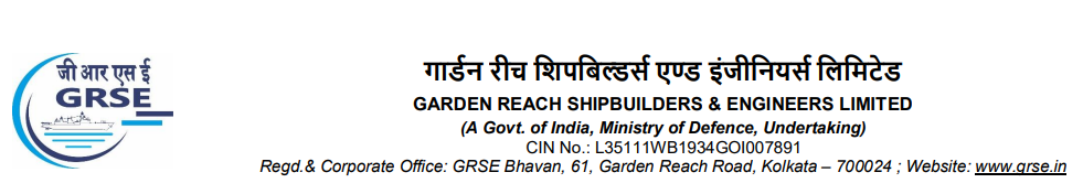 Recruitment at GRSE Ltd. 2025
