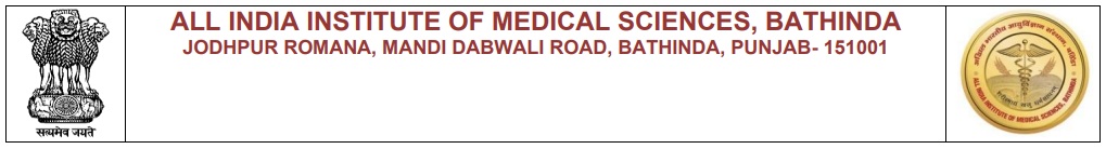AIIMS Bathinda Recruitment 2025