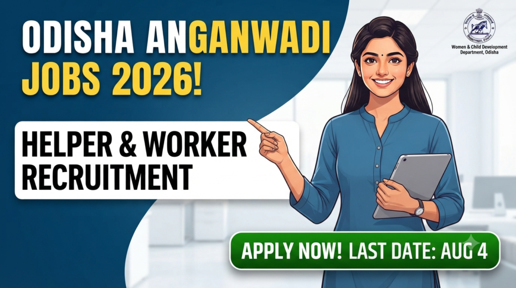 Odisha Anganwadi Worker Recruitment 2026