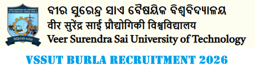 VSSUT Burla Recruitment 2026