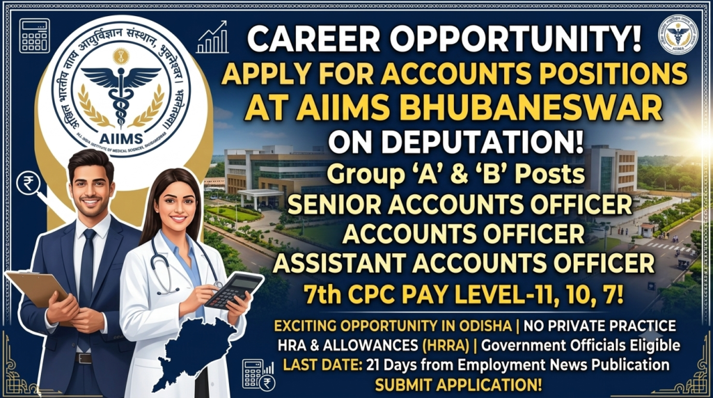 Recruitment at AIIMS Bhubaneswar 2026