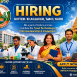 NIFTEM-Thanjavur Recruitment 2026