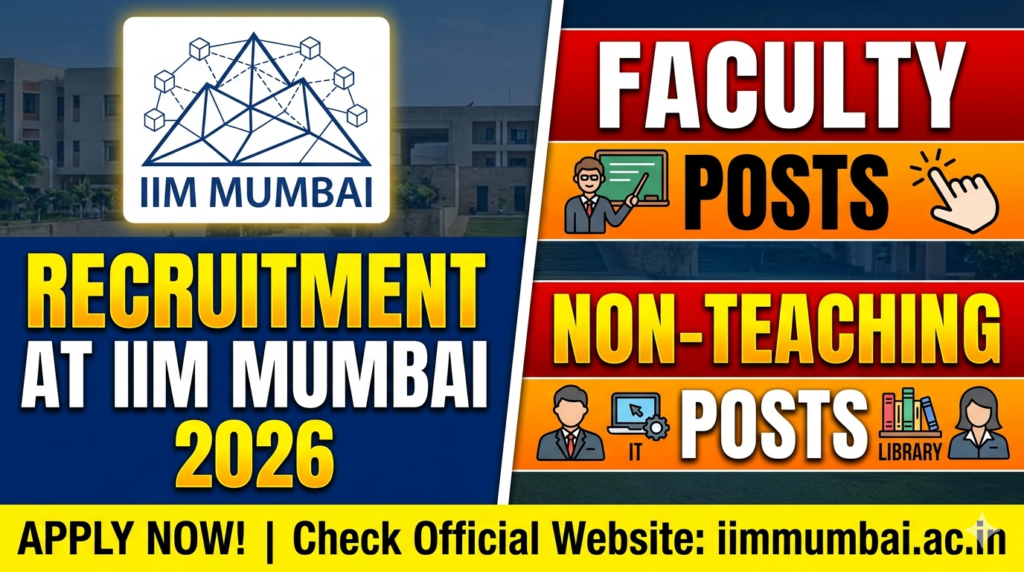 Recruitment at IIM Mumbai 2026