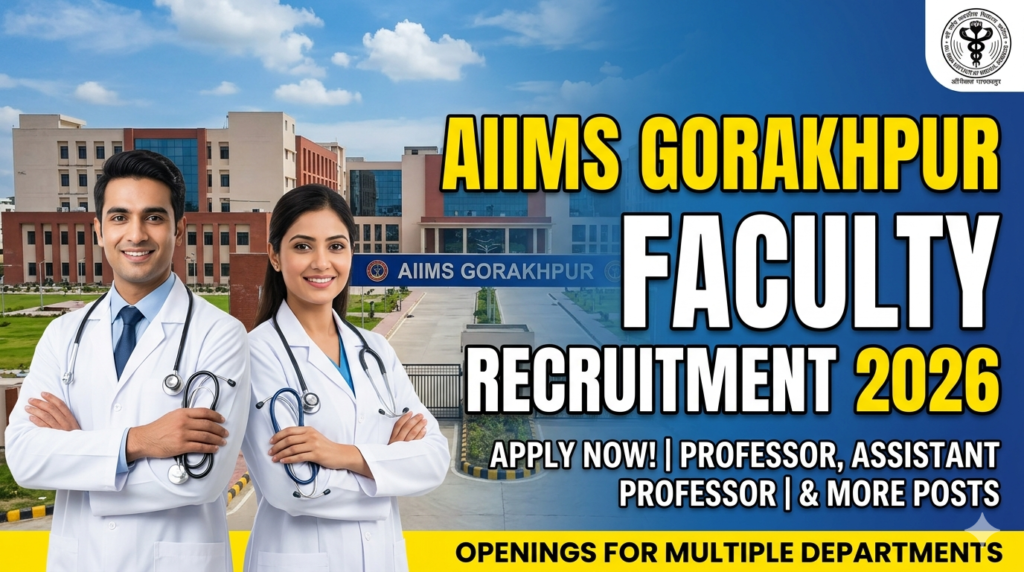 AIIMS Gorakhpur Faculty Recruitment 2026