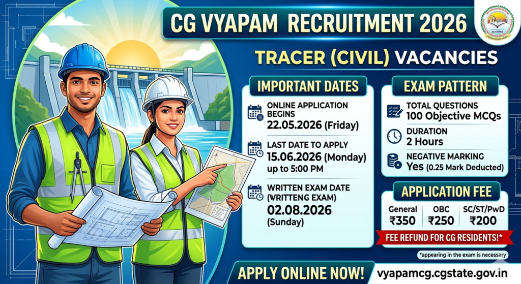 CG Vyapam Recruitment 2026