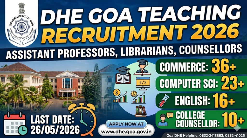 DHE Goa Recruitment 2026