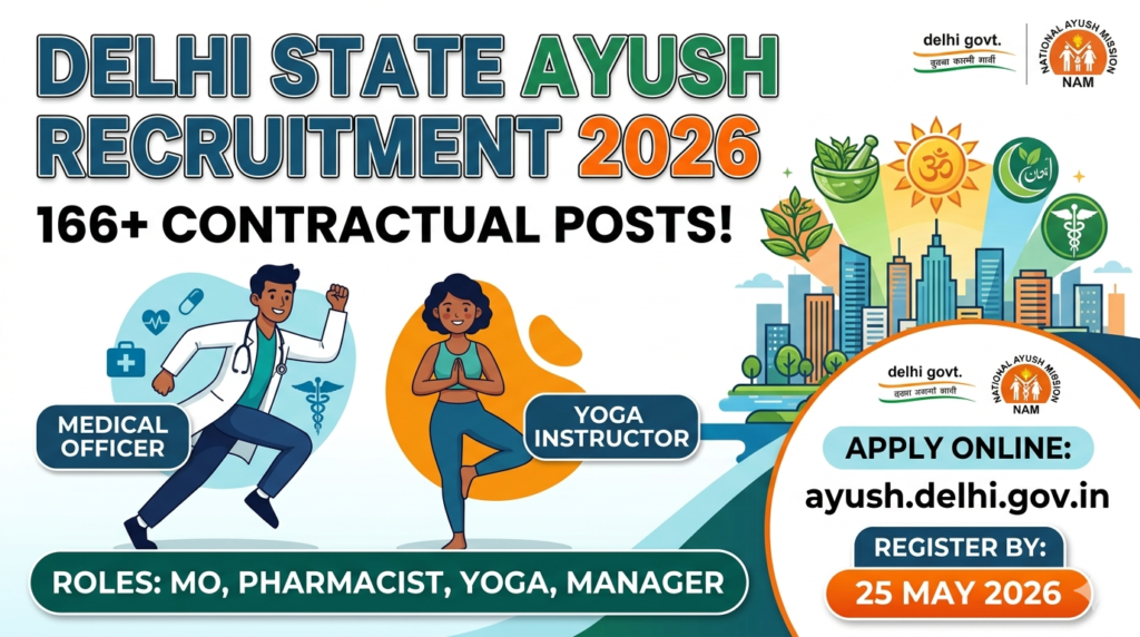 Delhi State AYUSH Society Recruitment 2026