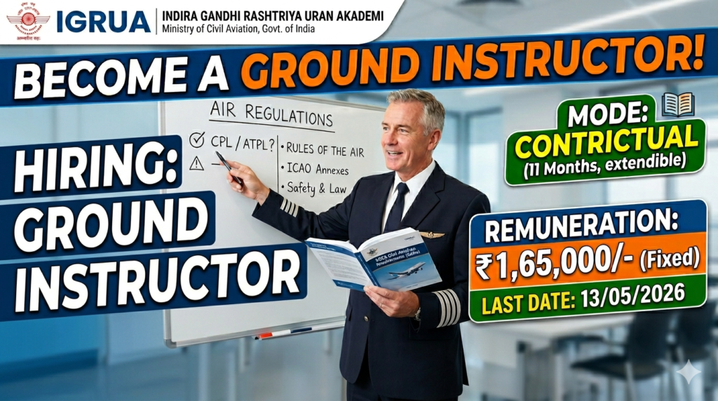 IGRUA Ground Instructor Recruitment 2026 2