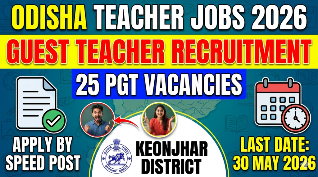 Keonjhar District Collector Teacher Recruitment 2026