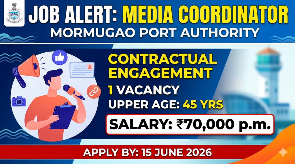 Mormugao Port Authority Recruitment 2026