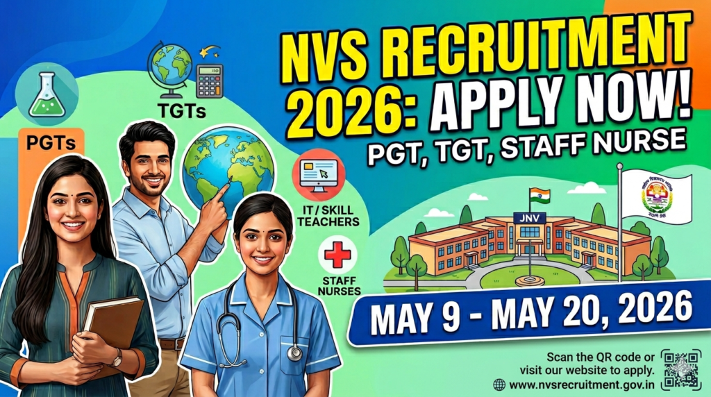 NVS Chandigarh Recruitment 2026