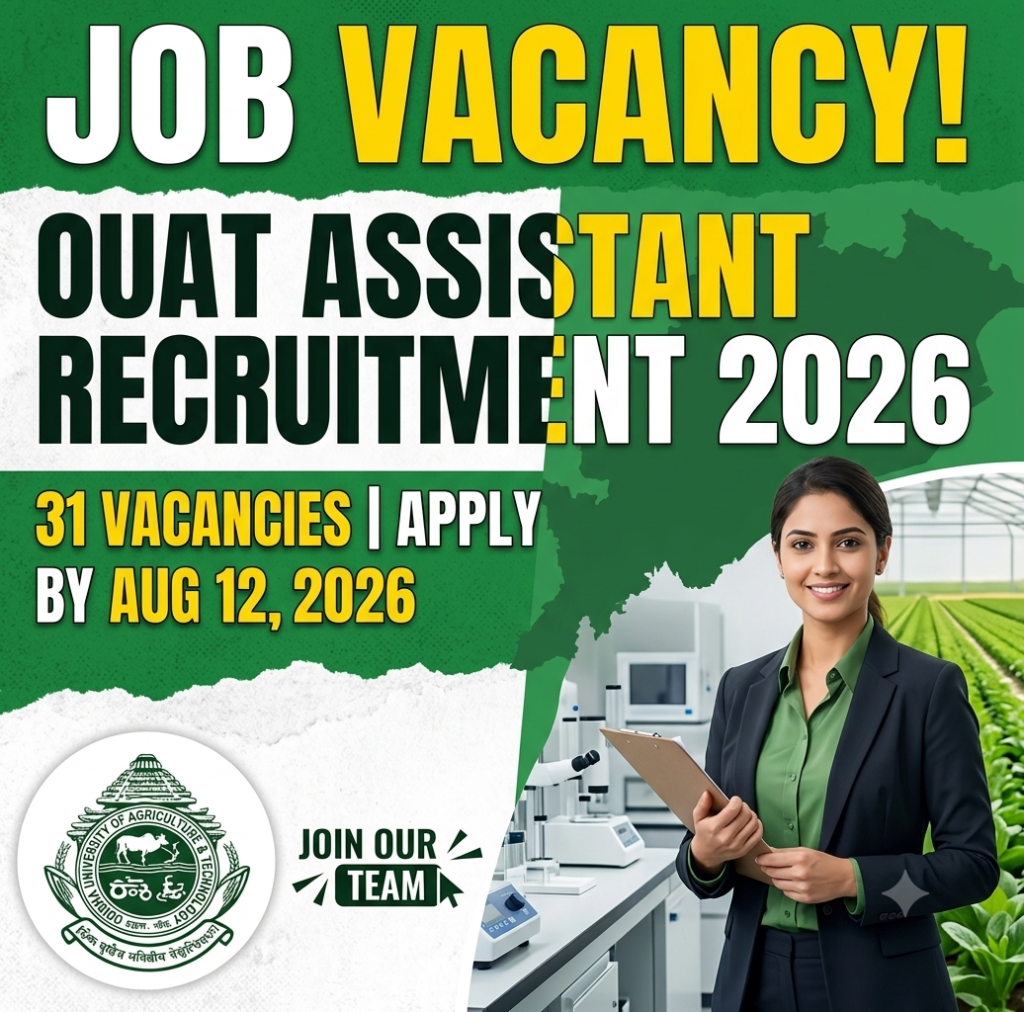 OUAT Bhubaneswar Recruitment 2026