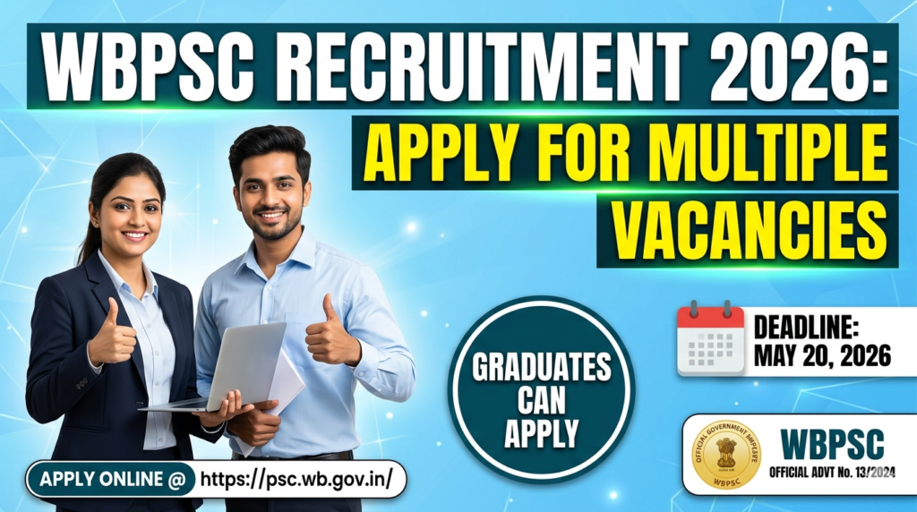 WBPSC Recruitment 2026