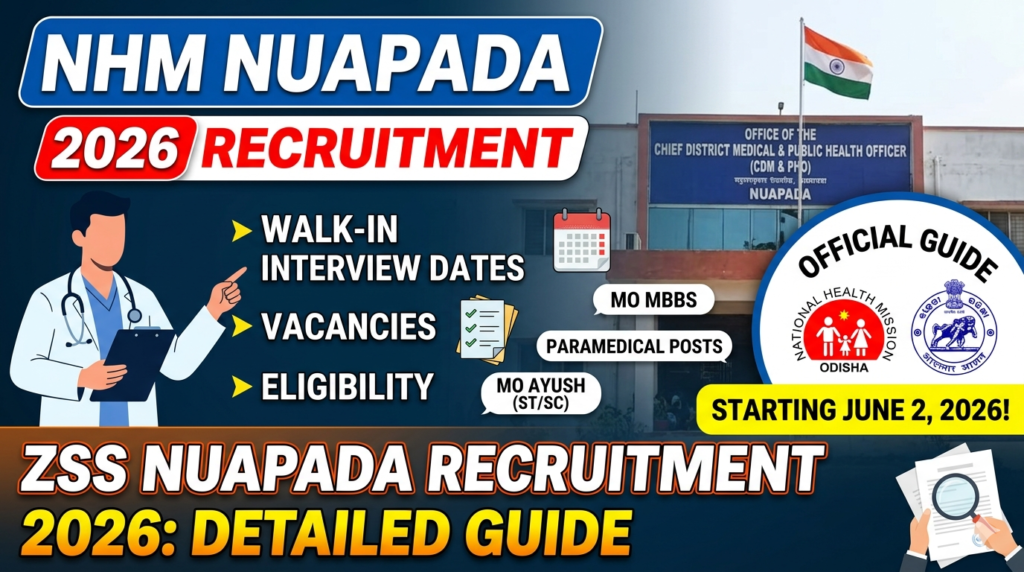 Zilla Swasthya Samiti Nuapada Recruitment 2026