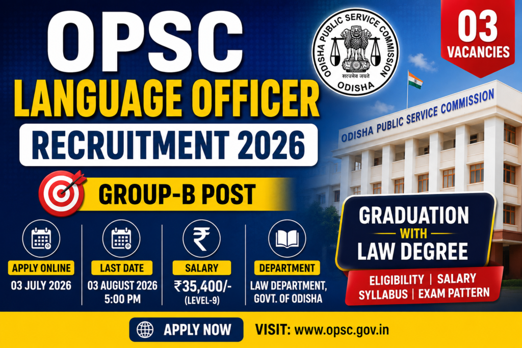 OPSC Language Officer Recruitment 2026