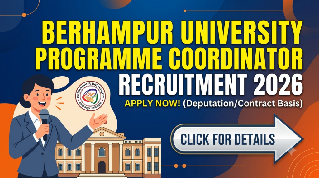 Berhampur University Recruitment 2026