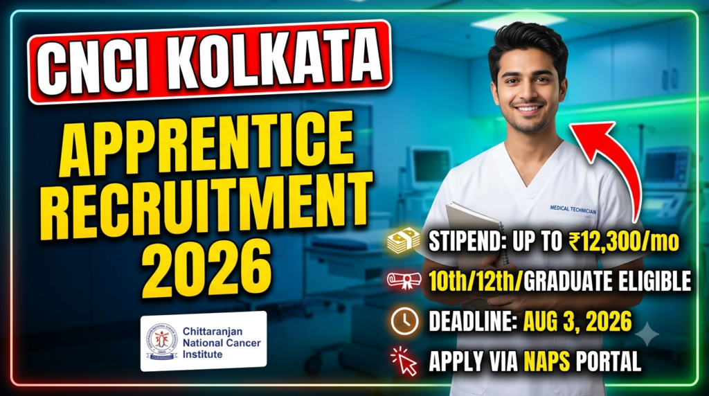 CNCI Kolkata Apprentice Recruitment