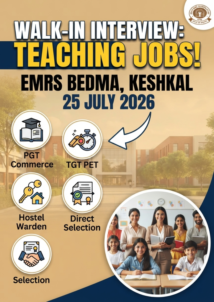 EMRS Bedma Keshkal Recruitment 2026