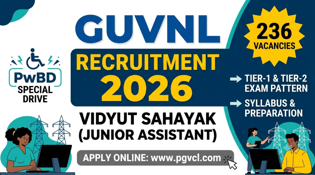 GUVNL Junior Assistant Recruitment 2026