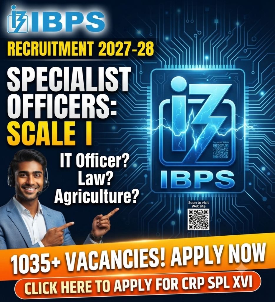 IBPS Specialist Officer Recruitment 2026