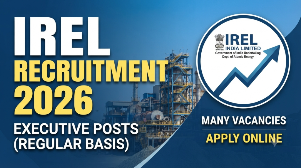 IREL Executive Recruitment 2026