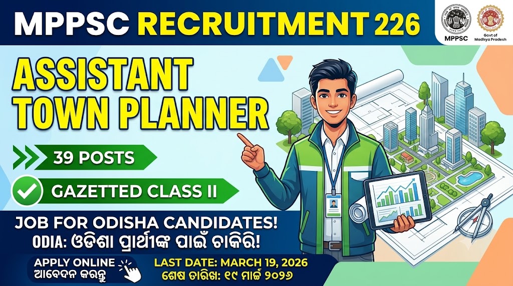 MPPSC Assistant Town Planner Recruitment 2026