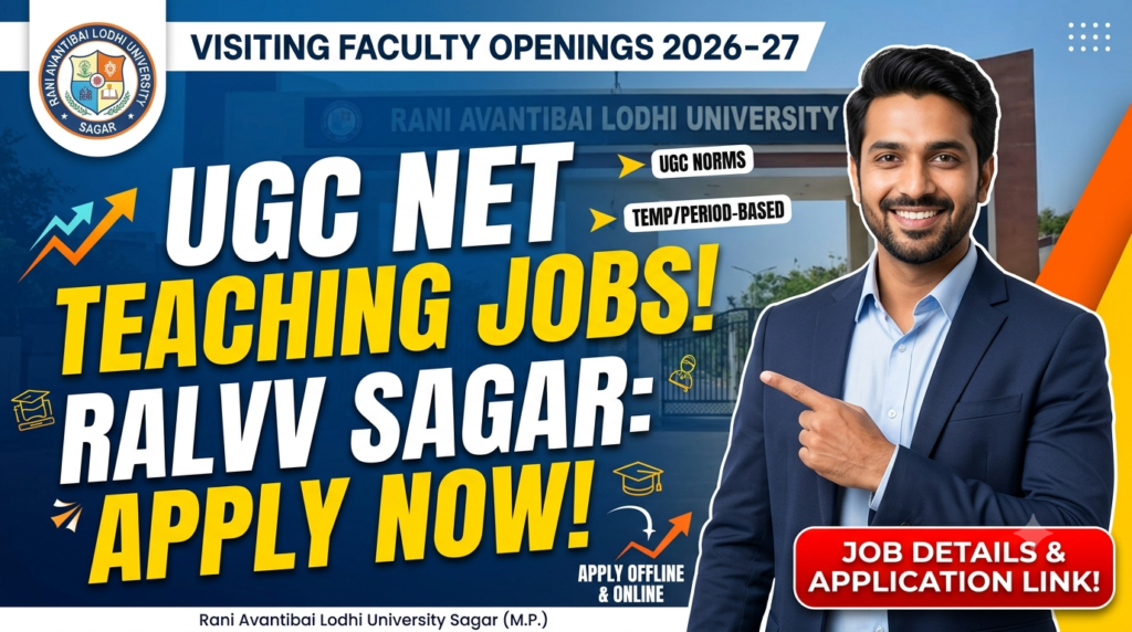 Rani Avantibai Lodhi University Sagar Recruitment 2026